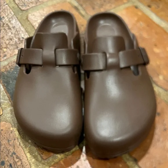 Birkenstock Boston Essentials EVA Brown Clog - Picture 2 of 9